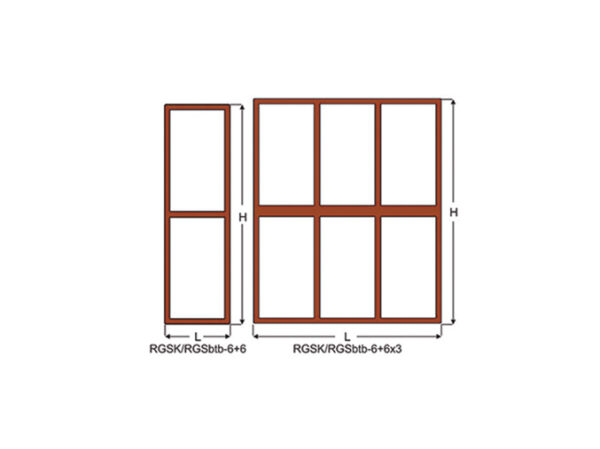 آب بندی کابل و لوله از گذرگاه بین دو نقطه مدل RGSK و RGSbtb